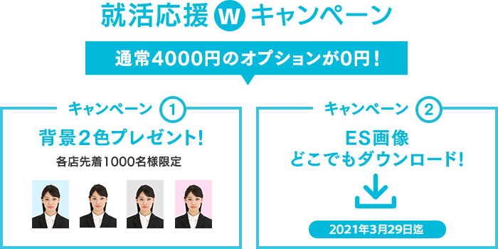 就活応援Wキャンペーン