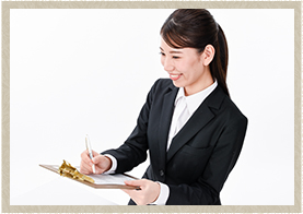 カウンセリングシートの記入